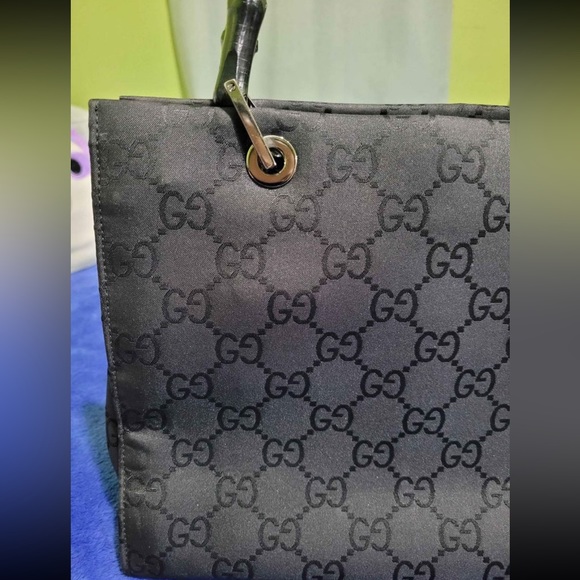 Sold🌷Authentic GG Bamboo Nylon Small Bag - Picture 3 of 9